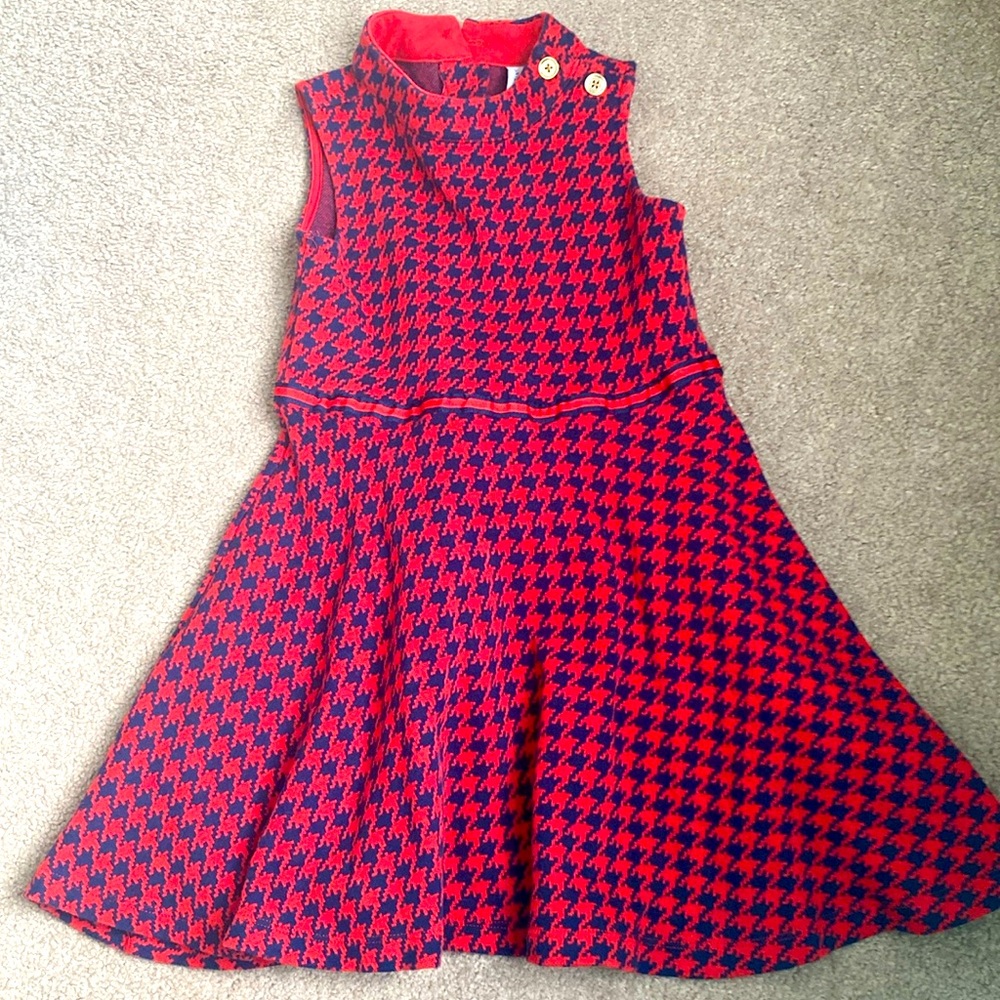 Janie and Jack Girls Houndstooth Dress for Fall/Winter size 6.  Adorable!!